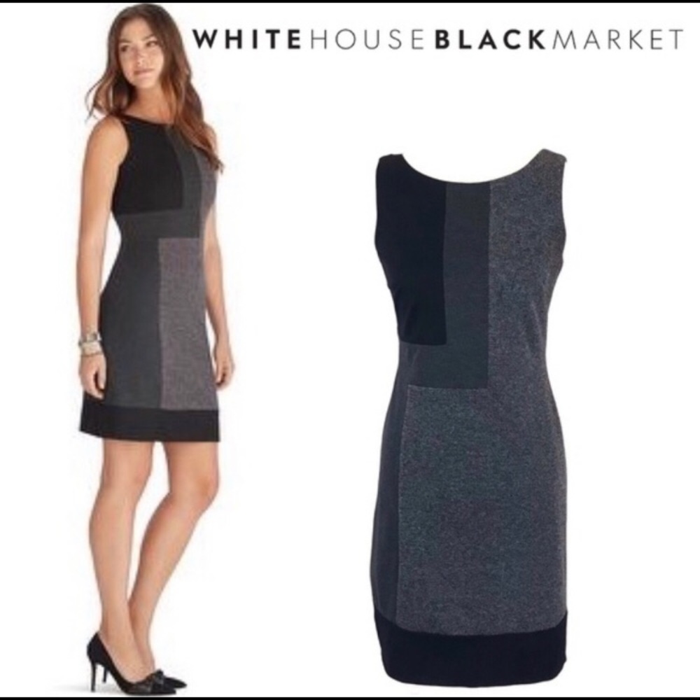 White House Black Market tweed dress